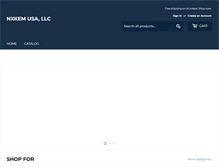 Tablet Screenshot of nxkem.com